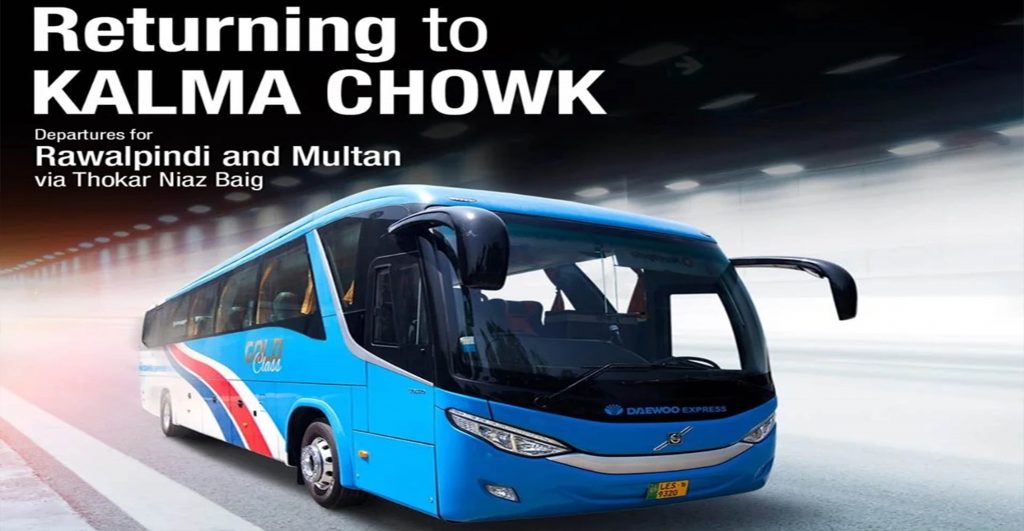 Daewoo Express Returns to Kalma Chowk Terminal