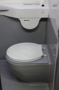 Q Connect bus washroom