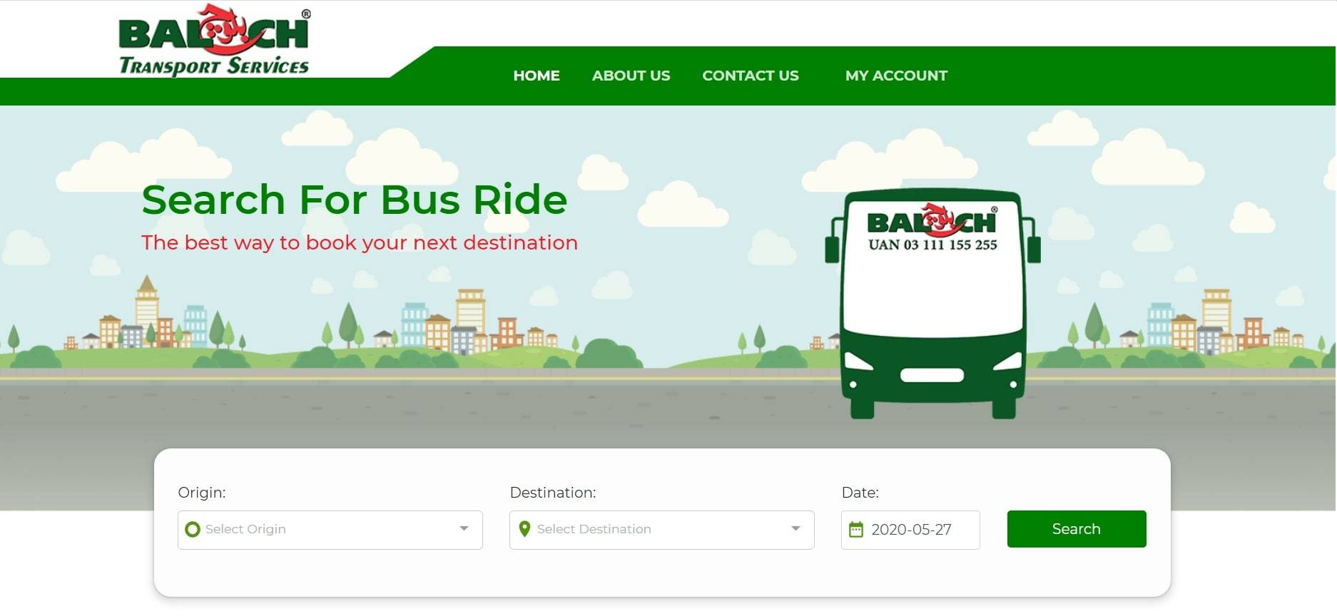 baloch transport online ticket booking system