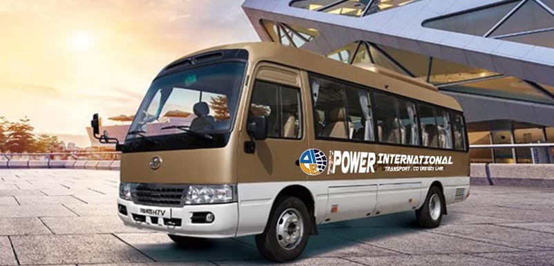 power international coaster bus service