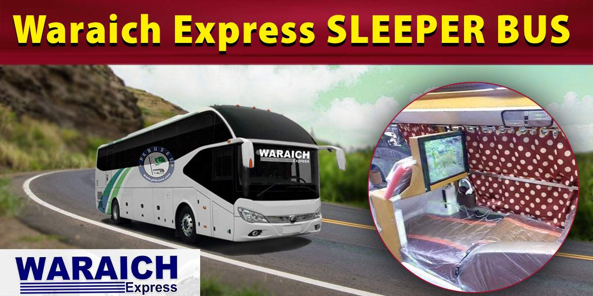 Waraich Express Sleeper Bus Karachi to Islamabad,Rawalpindi