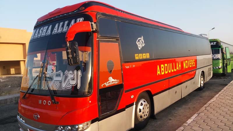 Al Aziz Coaches Daewoo Bus Service Quetta to Peshawar and Karachi