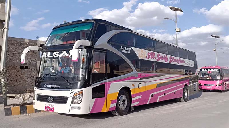 Al Saif Daewoo Express Bus Service Quetta to Karachi