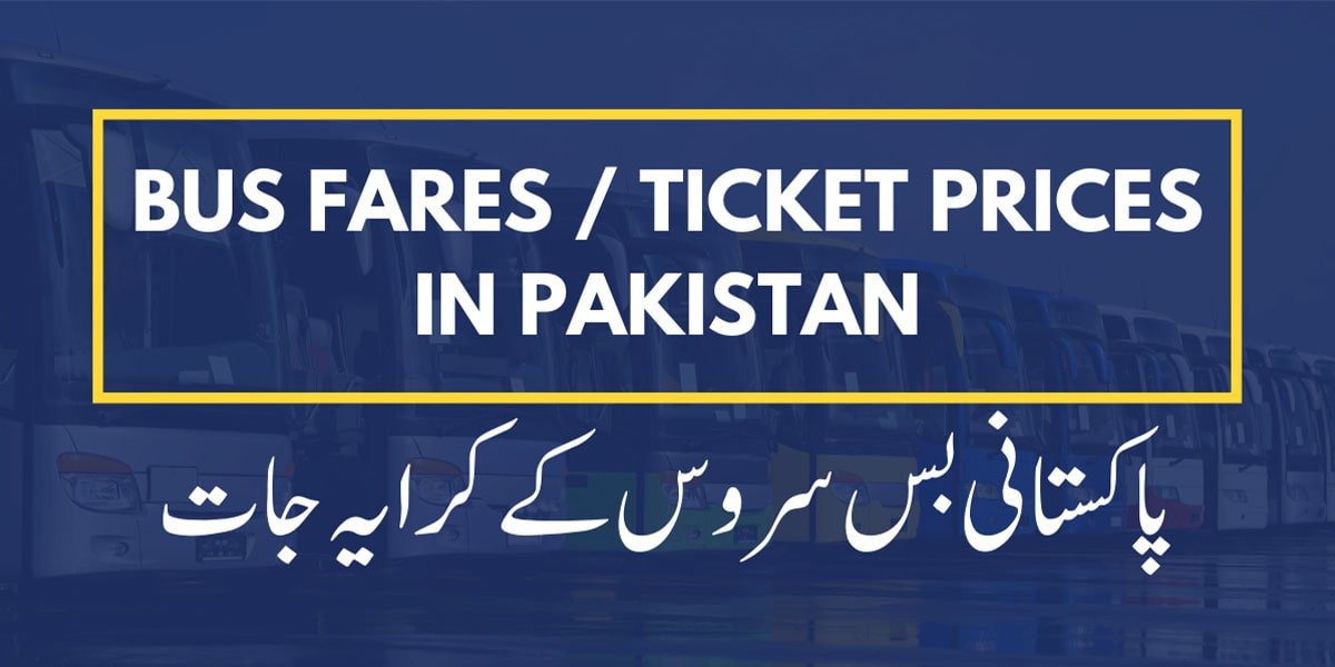 bus fares & ticket price in Pakistan of all bus service daewoo yutong
