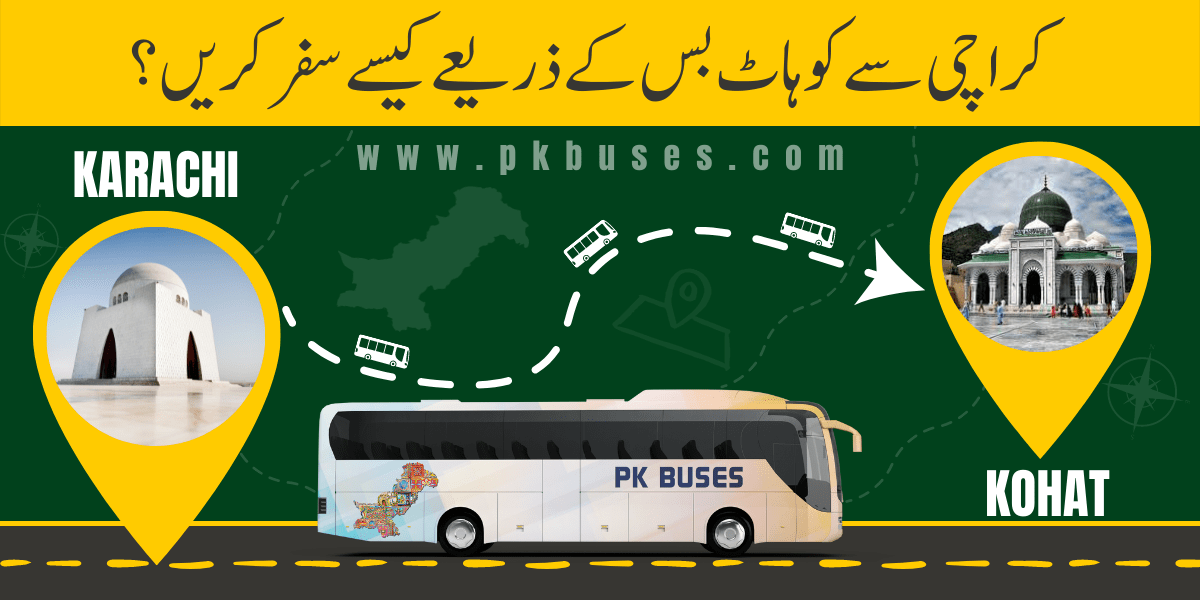 Travel from Karachi to Kohat by Bus, Train, Car or Air