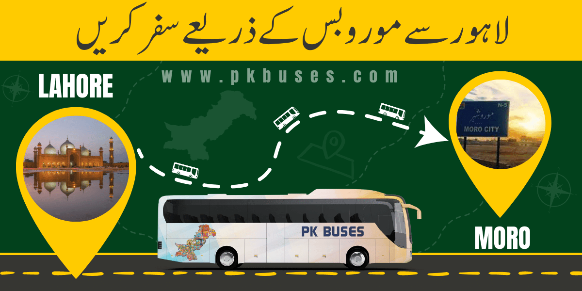 Travel from Lahore to Moro by Bus, Train, Car or Air