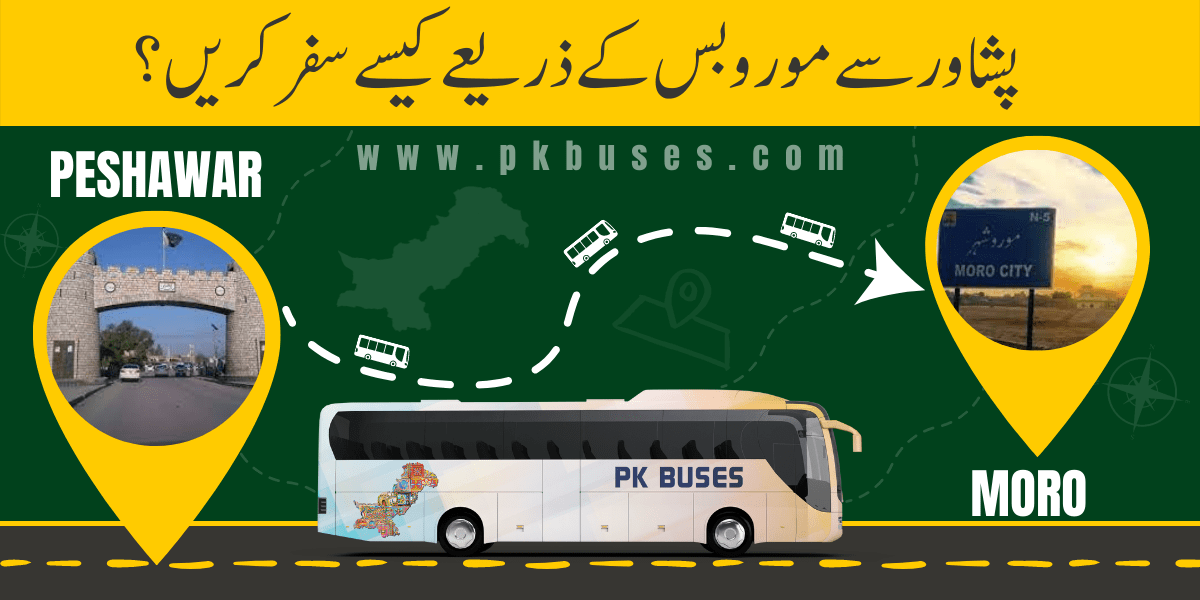 Travel from Peshawar to Moro by Bus, Train, Car or Air