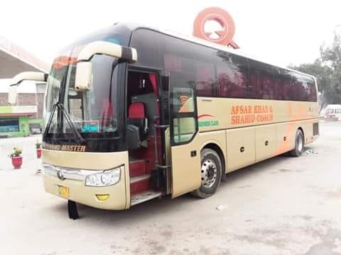 Afsar Khan Travels Bus Service Karachi to Buner