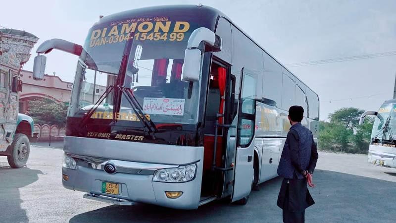 Diamond express rawalpindi islamabad to mianwali, D.I Khan, Chashma