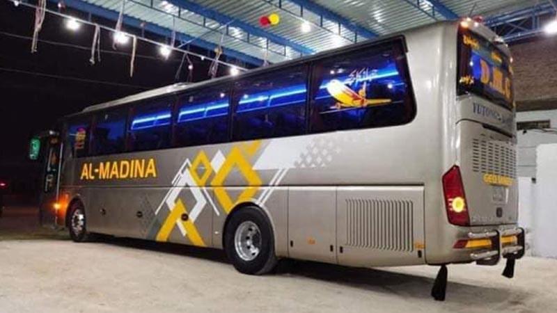 Dua e Al Madina Coaches Karachi to Larkana, Sehwan Sharif, Dadu Bus Service