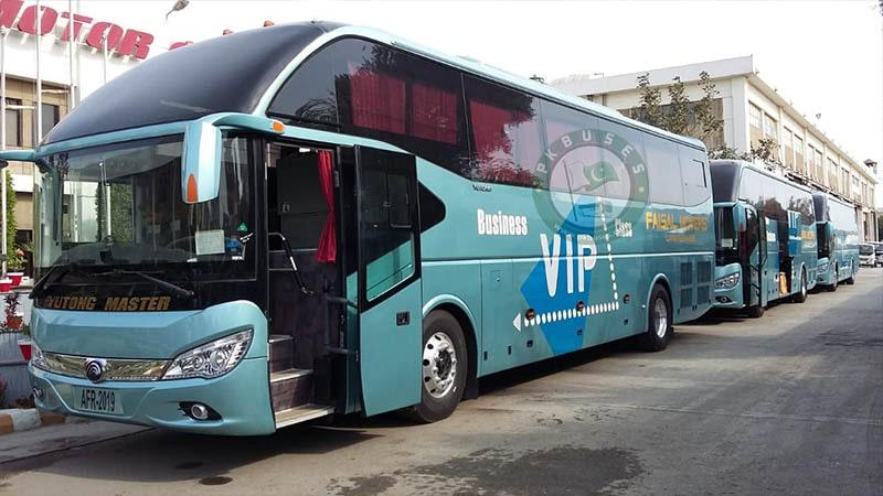 Faisal Movers New Business Class Yutong Master buses