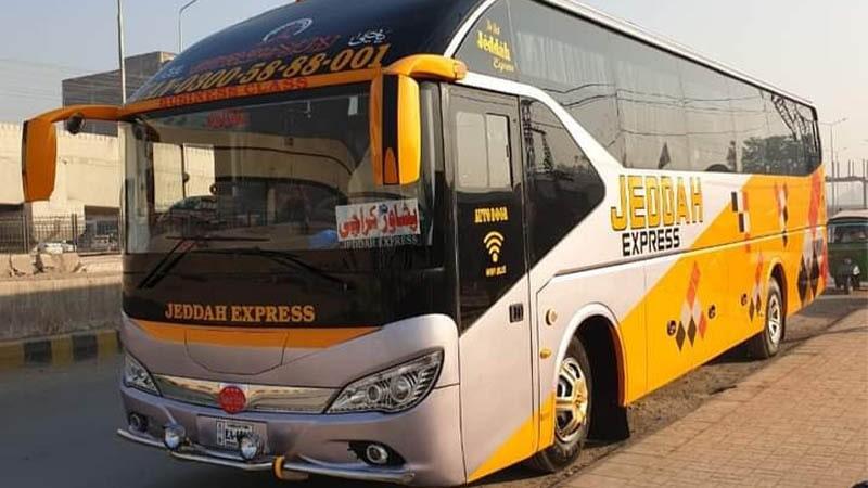 Jeddah Express Peshawar to Karachi Yutong Bus
