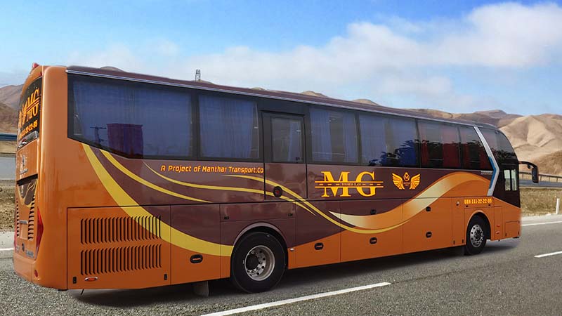 MG Business Class Karachi to Rawalpindi, Lahore New Luxury Bus