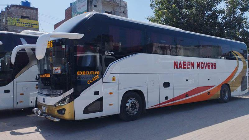Naeem Movers Bus-Service Travel from Lahore to FortAbbas