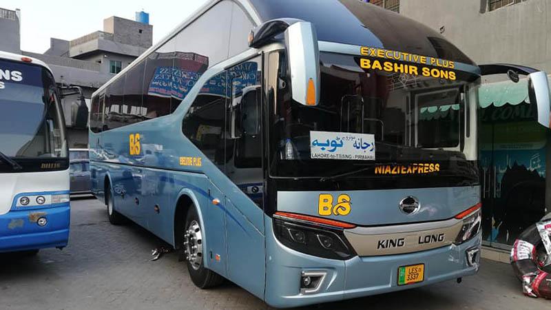 bashir sons bus service lahore to toba gojra