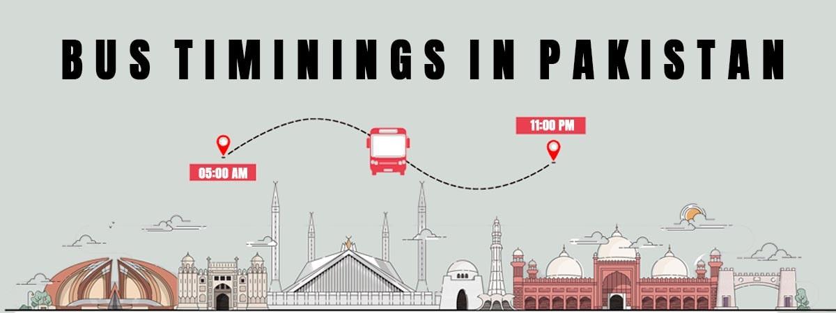 Bus Timings in Pakistan