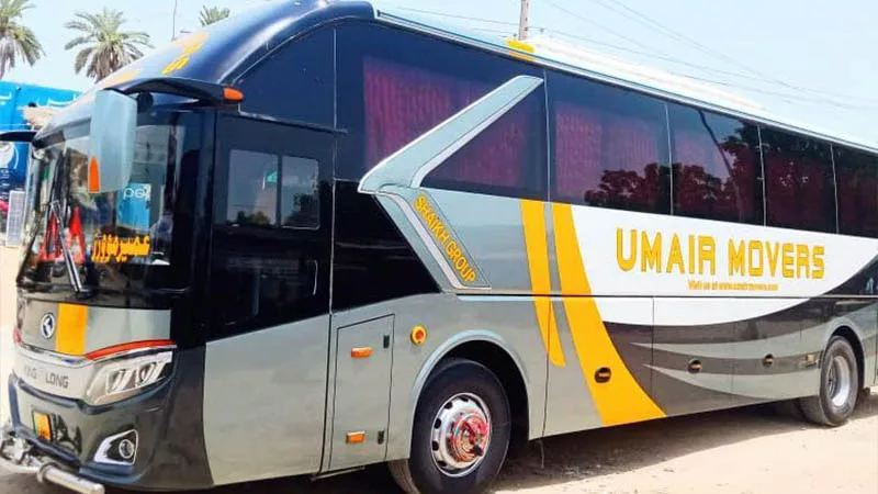 Umair Movers Bus & Coach Service from Karachi to Khairpur, Sukkur, Shikarpur