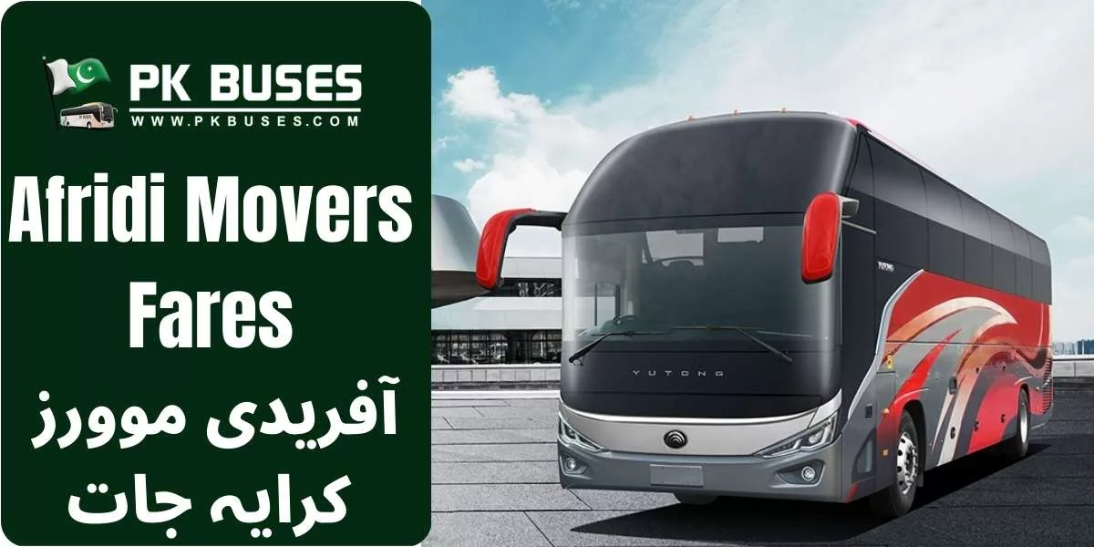 Afridi Movers Ticket price List for Karachi to Kohat And Peshawar.