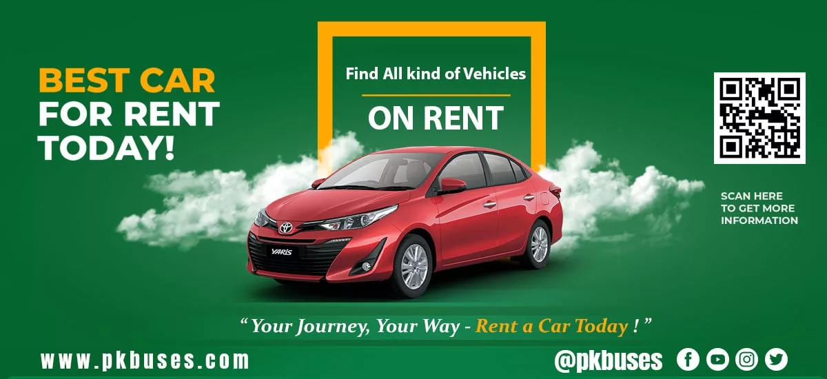 book rent a car, bus, coaster, hi roof in lahore, multan, islamabad, karachi